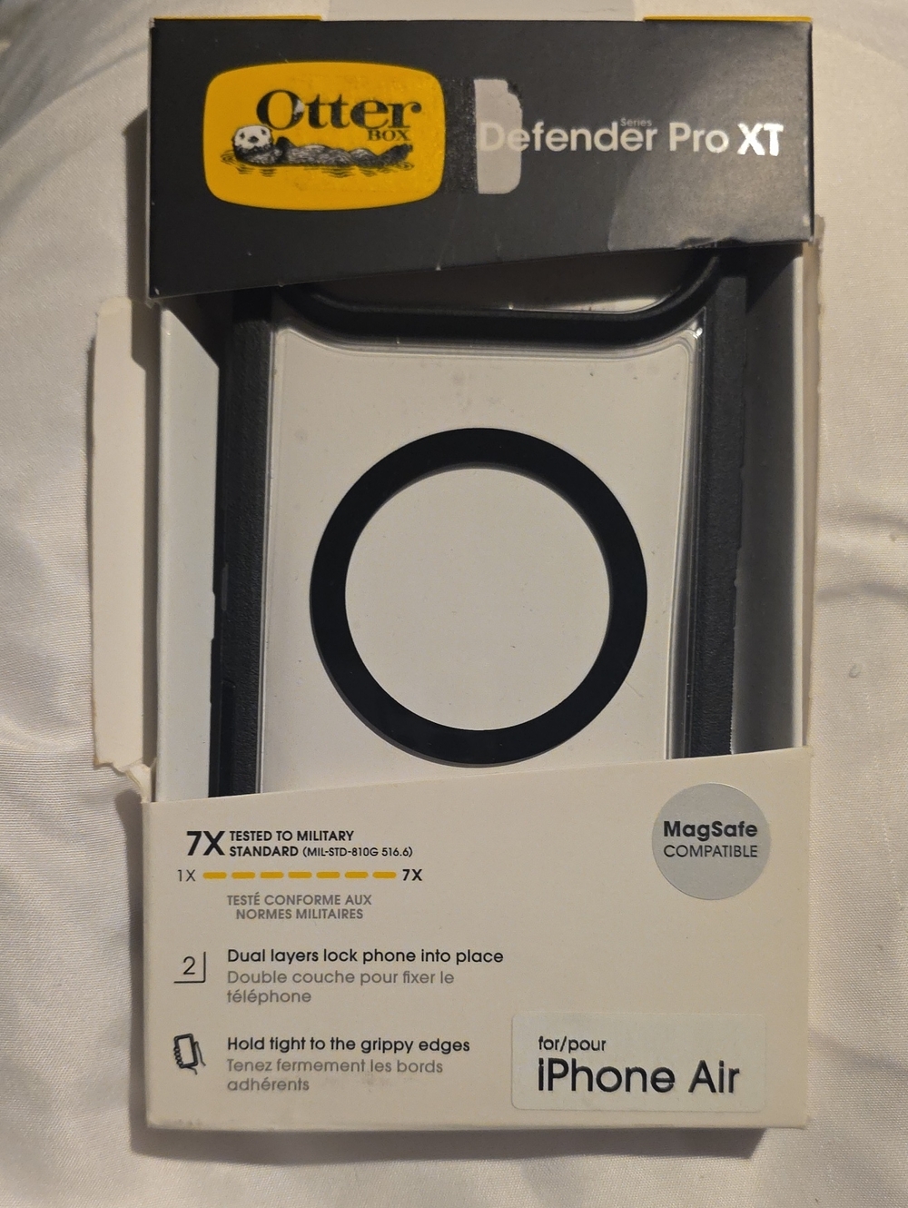 OtterBox Defender Pro XT Clear with Black Accents MagSafe Compatible Case